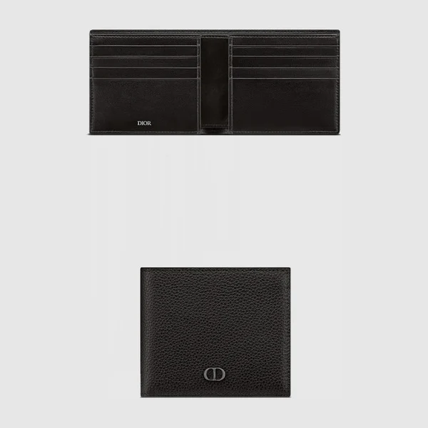 디올 머니 클립 지갑 2ESBH - 허시백
